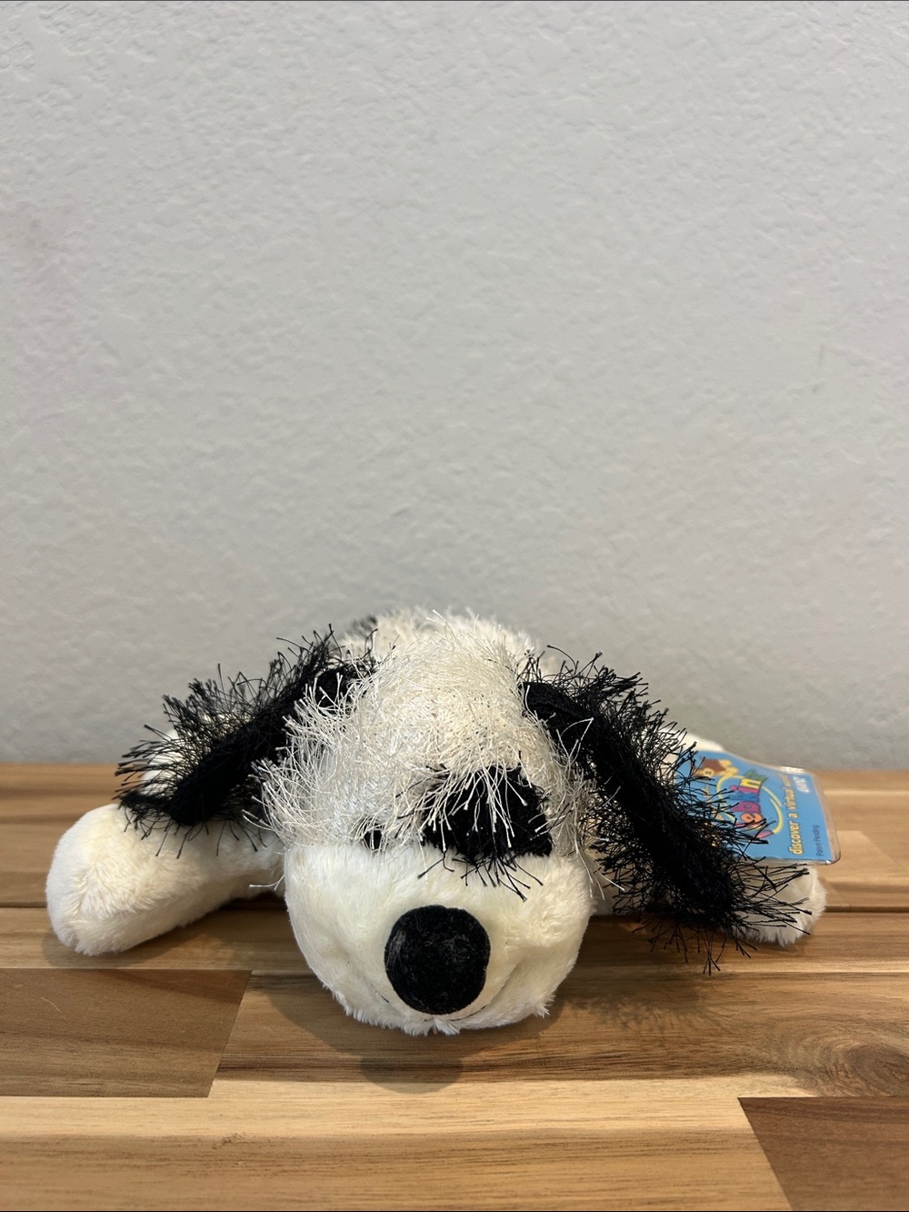 Black & white Cheeky Dog webkin - WITH CODE